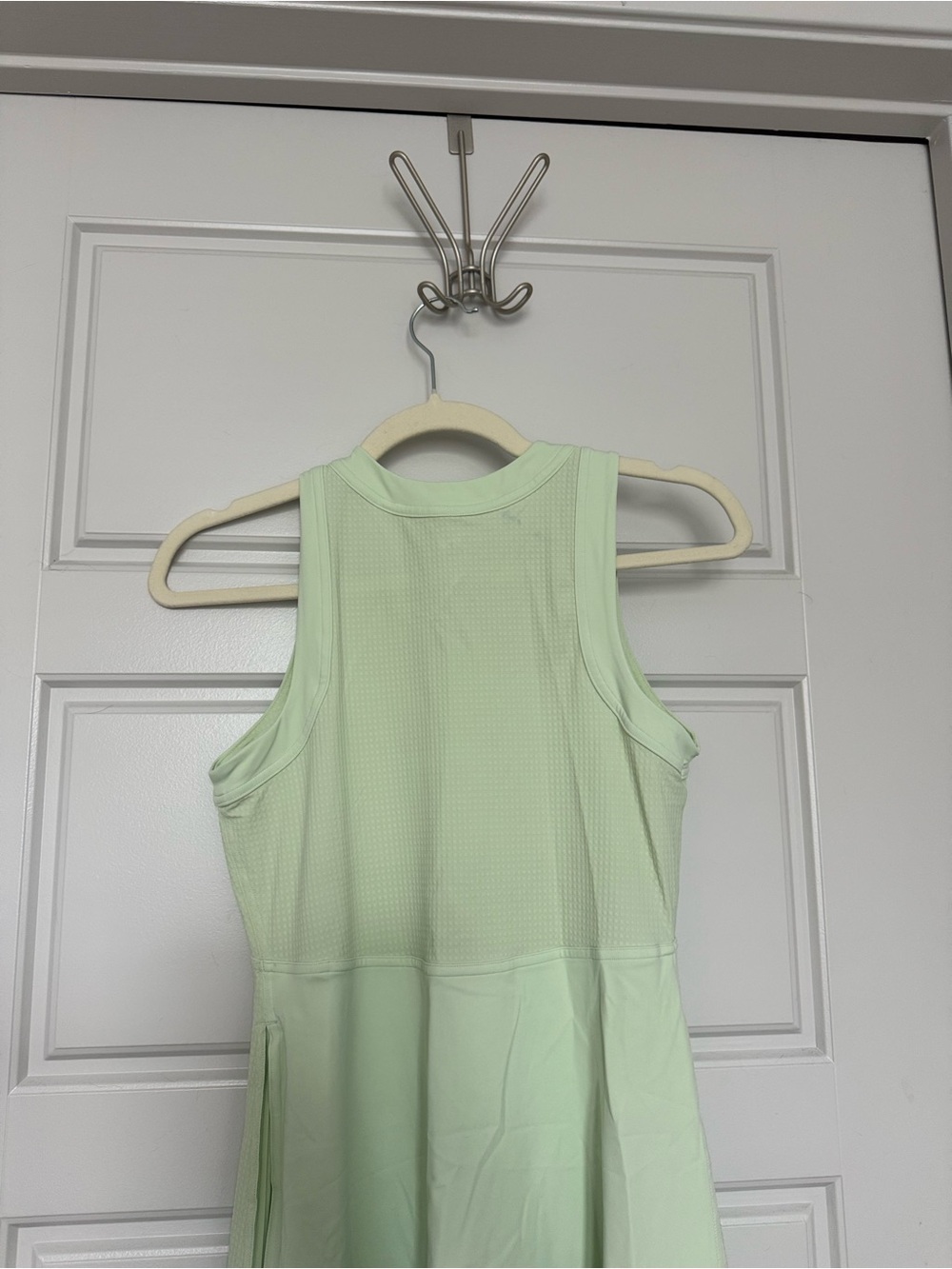 ❗️SOLD❗️Lululemon Light Green Athletic Zip-Front Tank Dress - Picture 5 of 5